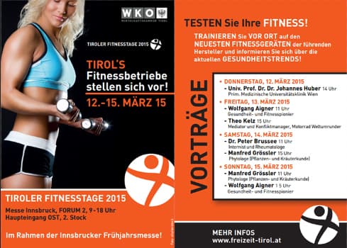 Tiroler Fitnesstage 2015 — als Referent